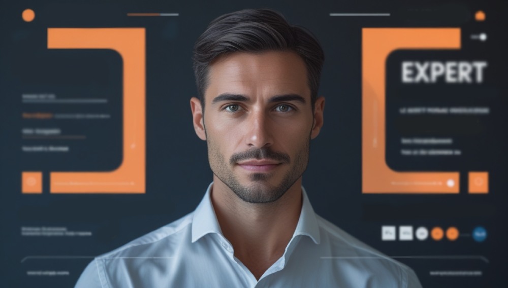 Un portrait d'expert illustrant le principe d'autorité